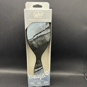 Wet Brush Original Detangler Limited Edition Marble Black White Hair Brush NIB
